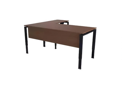Eckschreibtisch Sideboard Arbeitszimmer Büro Einrichtung Chef Möbel Design
