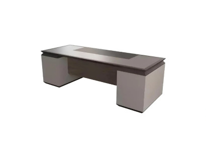 Massivholz Büroschreibtisch Luxus Office Möbel Eckschreibtische Braun