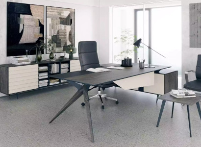 Büro Set Luxus Möbel Eckschreibtisch Couchtisch Sideboard Set 3tlg Modern