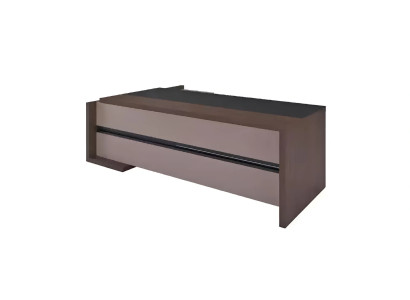 Arbeitszimmer Schreibtisch Couchtisch Sideboard Modern Holz Braun
