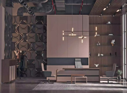 Luxus Schreibtisch Holz Tische Büro Tisch Braun Einrichtung Designer neu