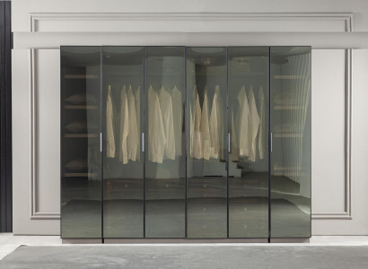 Loft Schlafzimmer Graues Bett Schrank Nachttische Kommode 5tlg. Set