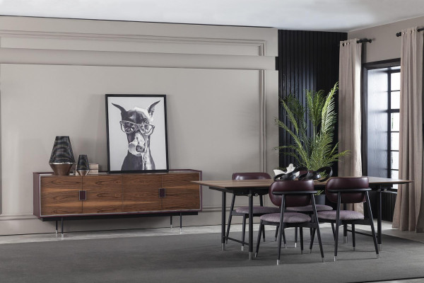 Luxus Polster Lehnstuhl Stühle Loft Designer Möbel Grau Küchen Lederstuhl