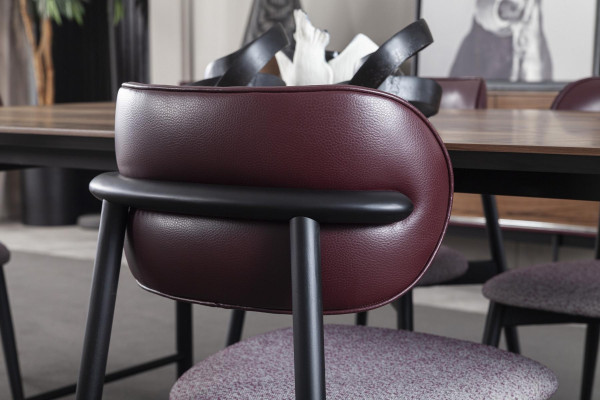 Luxus Polster Lehnstuhl Stühle Loft Designer Möbel Grau Küchen Lederstuhl