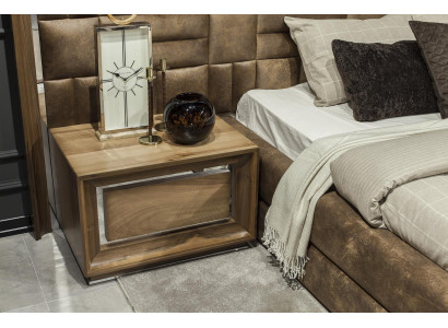 Luxus Nachttisch Beistelltisch Schlafzimmer Nachttische Brauner Loft Moderner