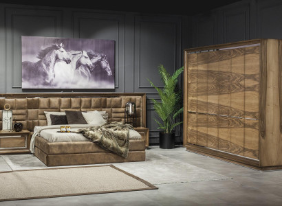 Luxus Kleiderschrank 277cm Schrank 6türige Schränke mit viel Stauraum