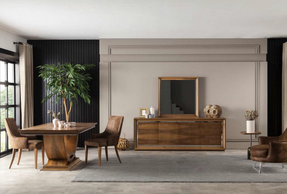 Luxus Lehnstuhl Polster Stühle Loft Designer Möbel Braun Küchen Lederstuhl