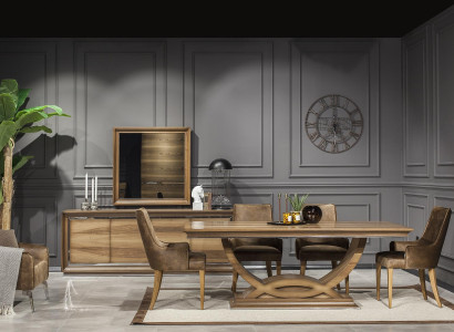 Luxus Esstisch 207x101cm Tisch Elegante Esszimmer Tische Holztisch Möbel