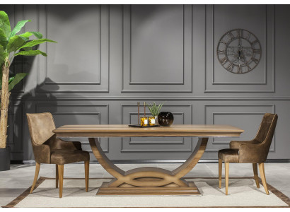 Luxus Esstisch 207x101cm Tisch Elegante Esszimmer Tische Holztisch Möbel