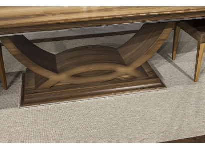 Säulen Couchtisch Brauner Tisch Wohnzimmer Beistelltische Sofatisch Holz