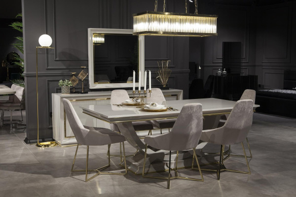 Kommode Schrank 218cm xxl Sideboard Konsolen Kommoden Schränke Möbel