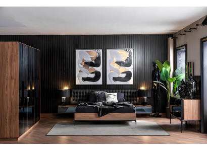 Luxus Schlafzimmer Set Möbel Komplettes Zimmer Schrank Bett Komplettzimmer