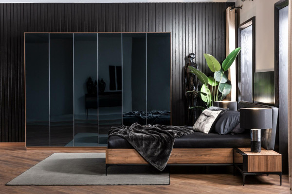 Kleiderschrank Schrank Möbel Schlafzimmer 265cm Kleiderschränke Holz