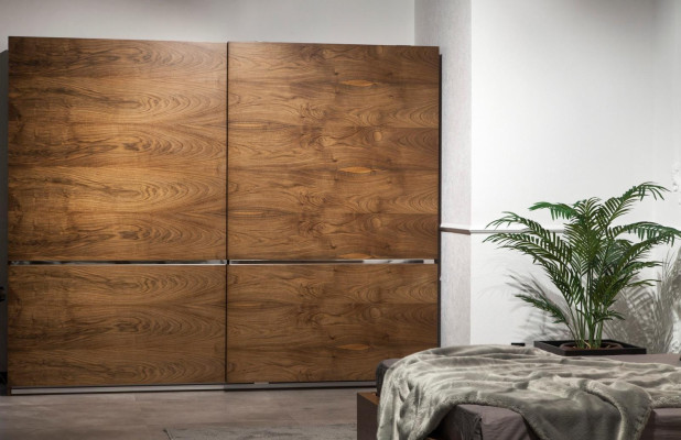 Schlafzimmer Set Komplett Kleiderschrank Schrank Nachttische Bett 4tlg.