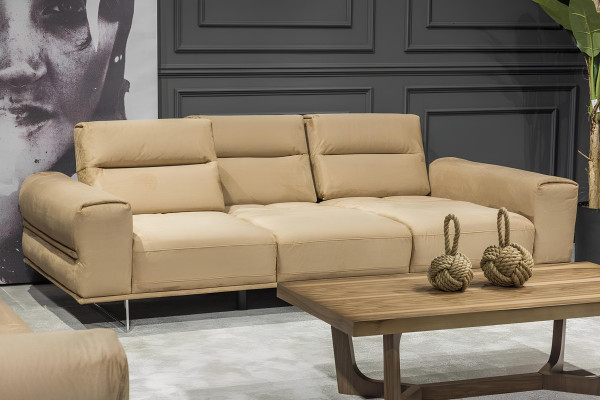 Luxus Sofagarnitur Creme Sofa Couch 3+3+1 + Couchtisch 4tlg. Couchen Set