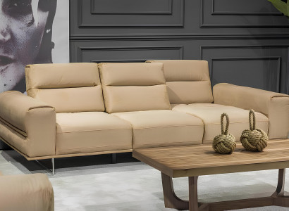 Sofagarnitur 3+1 Sitzer Couch Polster Couchtisch Sofa Tisch 3tlg. Möbel Set