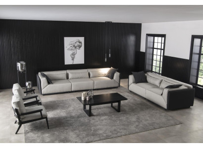 Luxus Wohnzimmer Sofagarnitur Hochwertige Hotel Qualität Couch Sofa 3211 Tisch