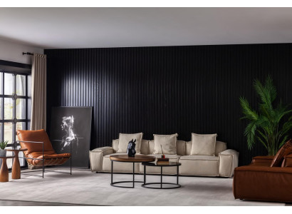 Gemütliche Wohnzimmer Couch 300cm Big Sofa Couchen Sofas Stoffsofa Textil