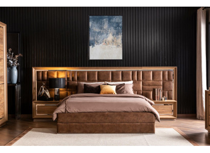 Luxus Nachttisch Brauner Beistelltisch Nachttische Hotel Schlafzimmer Möbel