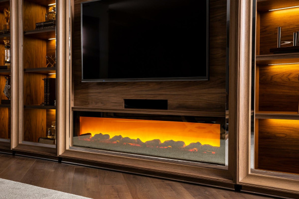 Luxus Wohnwand Anbei Wand Schrankwand Wohnwände mit Kamin Couchtisch