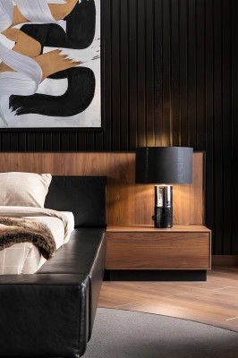 Luxus Hotel Schlafzimmer Set Kommode Kleiderschrank Nachttisch Bett 6tlg.