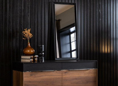 Kommode + Spiegel mit Stauraum 2tlg. inkls. Spiegel Sideboard Kommoden