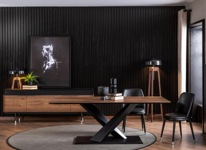 Möbel Set Couch Stuhlgruppe Garnitur Sofa Schwarz Möbel Esszimmer Stühle