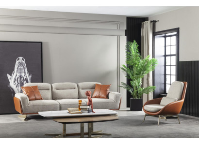 Sofagarnitur 3+1 Sitzer Couch Möbel Set 3tlg. Sitzgarnitur Möbel Wohnzimmer