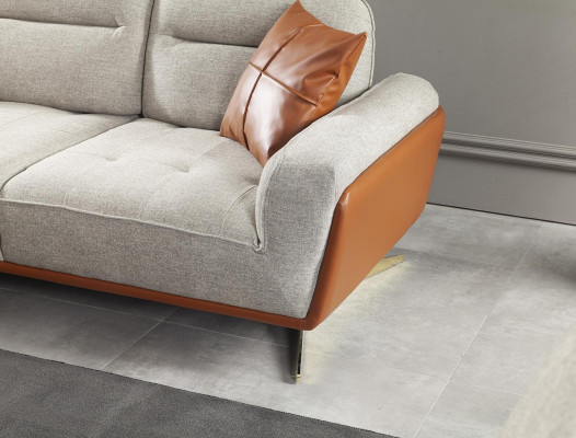 Gemütliche Couch Wohnzimmer 260cm Big Sofa Couchen Sofas Stoffsofa Textil