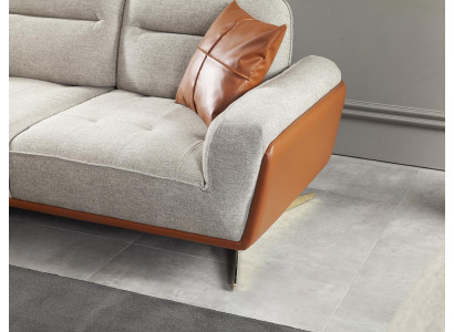 Gemütliche Couch Wohnzimmer 260cm Big Sofa Couchen Sofas Stoffsofa Textil