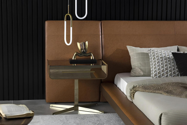 Schlafzimmer Möbel Komplett Set Garnitur Bett Nachttische Schrank 5tlg.