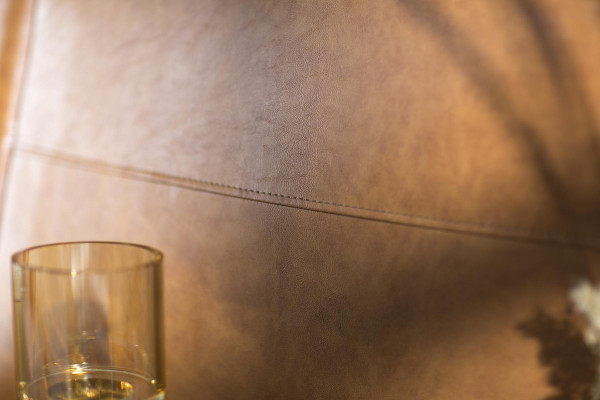 Bett Farbe Braun Kunstleder Moderner Stil Luxus Schlafzimmer Komfortabel