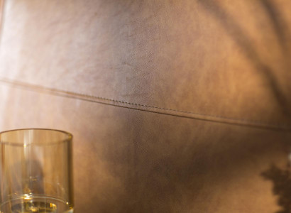 Bett Farbe Braun Kunstleder Moderner Stil Luxus Schlafzimmer Komfortabel