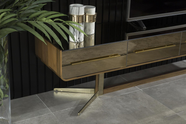 Sideboard Schrank Wand Wohnzimmer tv Möbel Schrankwand Media rtv Wohnen