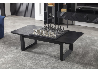 Schwarzer Holztisch Wohnzimmer Tische Moderner Tisch Sofatisch Wohnzimmer