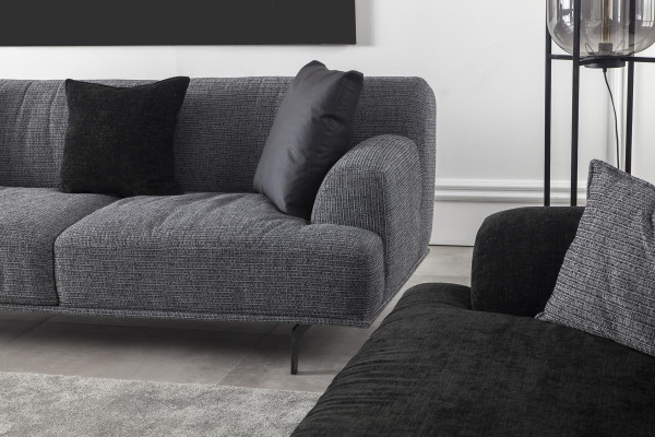 Couch Viersitzer Polster Möbel Stoffsofa Couch 284cm Couchen Big Sofas