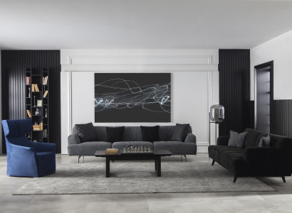 Sofa Set 3+1 Sofagarnitur Couch Polster Möbel Weiche Luxus Couchen Stoff