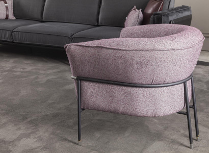 Sofa 3+1 Sitz in Grau Moderne Couch Möbel Sofagarnitur Italienische Einrichtung