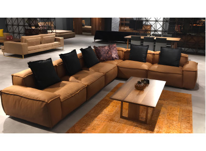 Ecksofa Wohnlandschaft Couch Polster Möbel Stoffsofa Eckgarnitur Möbel