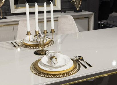 Luxus Esszimmer Set Essgarnituren Esstisch Möbel Set Tisch 6 Lehnstuhl