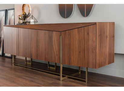 Esstisch Essgruppe Esszimmer Stühle Sideboard Set Holz Braun Garnitur 9tlg
