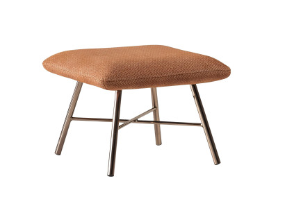 Moderner Hocker Edelstahlmöbel Puff Sitzhocker Luxus Möbel Polster Neu