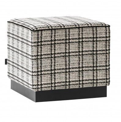 Moderner Hocker Polstermöbel Grau Ottoman Fußhocker Luxus Möbel Brandneu