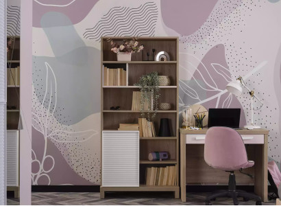 Kinderbett Kinderzimmer Bett Nachttisch Holz Rosa Kindermöbel Set 3tlg