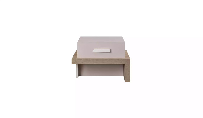 Nachttisch Kinder Kinderzimmer Nachtkommode Holz Rosa Schrank Tisch