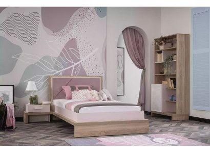 Bettrahmen Kinderbett Kindermöbel Bett Holz Rosa Kinderzimmer Modern