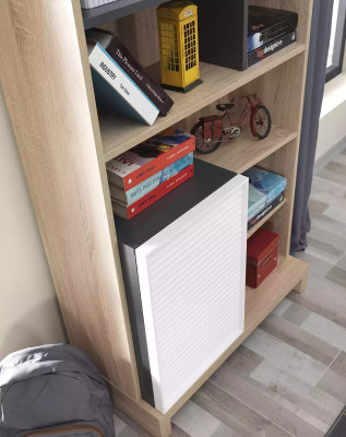 Bücherregal Kinderregal Aufbewahrungsregal Holz Braun Kinderschrank