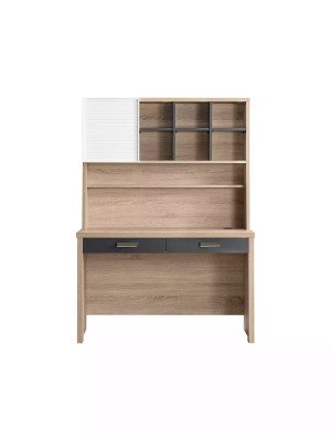 Schreibtisch Bücherregal Holz Kinderzimmer Braun Kinderzimmerregal