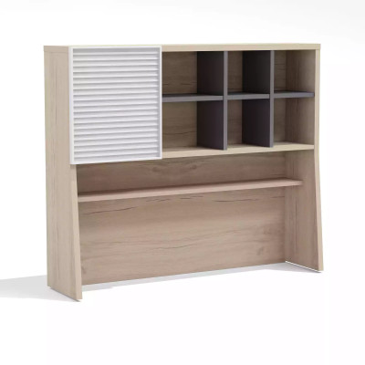 Schreibtisch Bücherregal Holz Kinderzimmer Braun Kinderzimmerregal