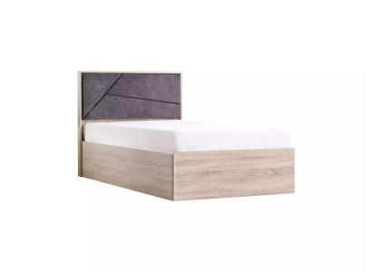 Kinderbett Bettkasten Bett Bettrahmen Holz Grau Kinderzimmer Betten